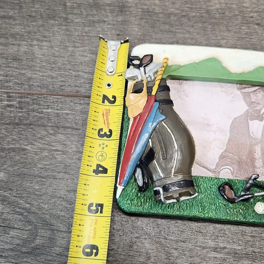 Golf Theme 3D 3.5x5 Photo Frame Americana Frame Collection Original Box Golfing